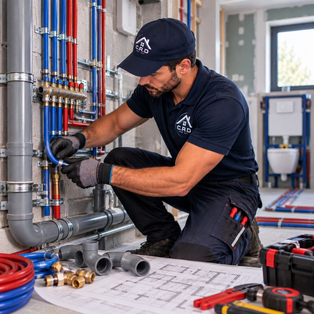C.R.D. PRO BAT, création et modification de réseaux à Saint-Ouen-sur-Seine